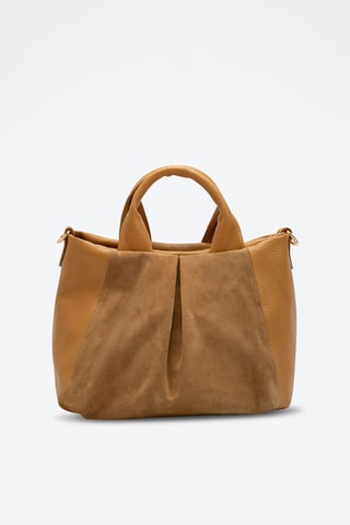 Sac à main en cuir Jeti - Marron
