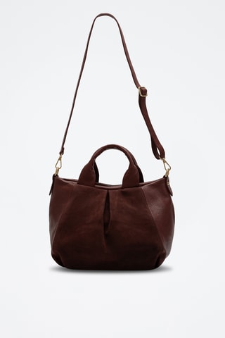 Sac à main en cuir Jeti - Bordeaux