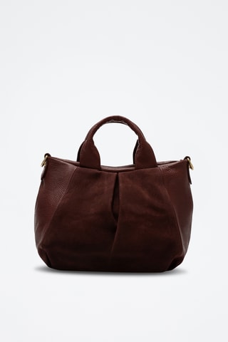 Sac à main en cuir Jeti - Bordeaux