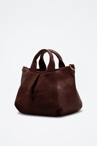 Sac à main en cuir Jeti - Bordeaux