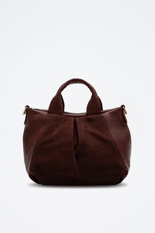 Sac à main en cuir Jeti - Bordeaux