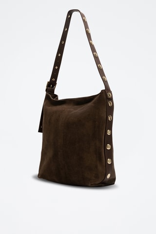 Sac porté épaule en cuir Nova - Marron