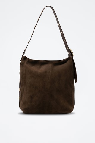 Sac porté épaule en cuir Nova - Marron