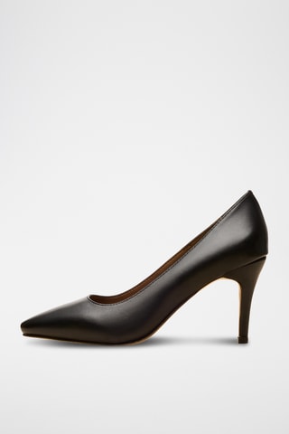 Décolleté in pelle Elodie - Nero