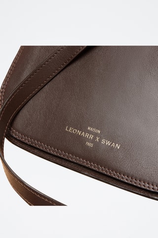 Borsa a tracolla in pelle Sarah - Marrone