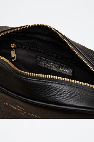 Borsa a tracolla in pelle Aude - Nero