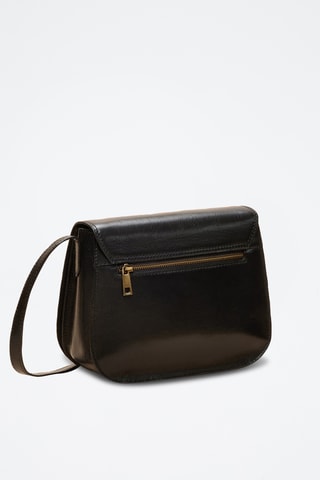 Borsa a tracolla in pelle Sarah - Nero