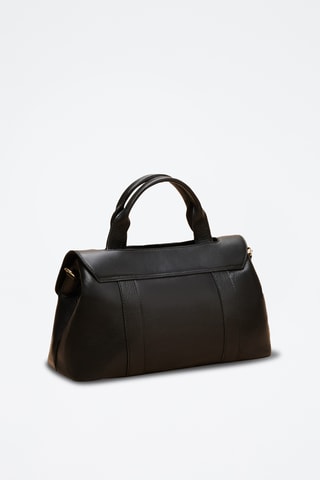 Borsa a mano in pelle Paula - Nero