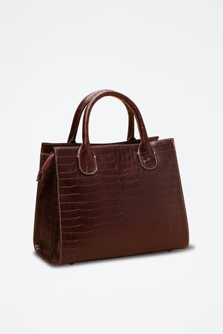 Borsa a mano in pelle Anouk - Cammello