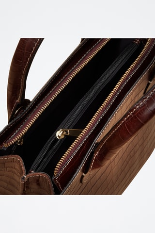 Borsa a mano in pelle Anouk - Cammello