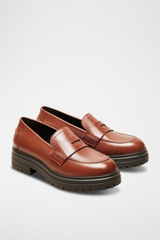 Mocassini platform in pelle Céline - Marrone
