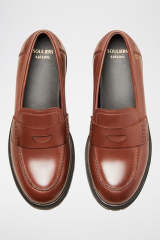 Mocassini platform in pelle Céline - Marrone