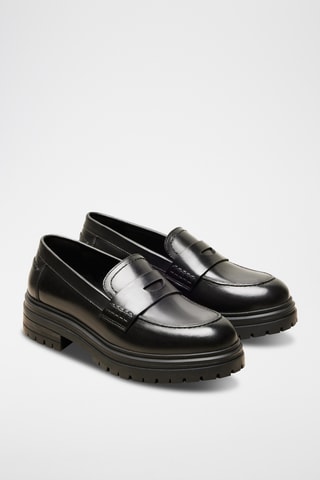 Mocassini platform in pelle Céline - Nero