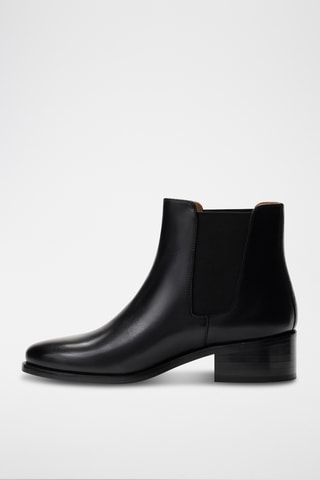 Stivaletti Beatles in pelle Clara - Leonarr x Swan - Nero