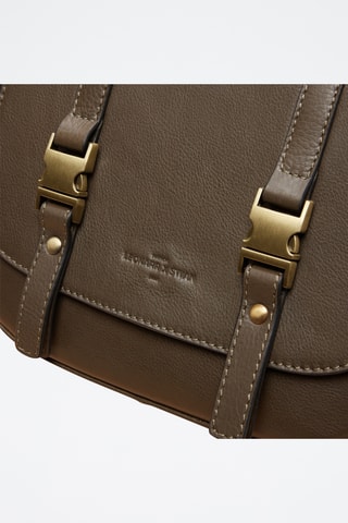 Borsa a tracolla in pelle Flore - Verde