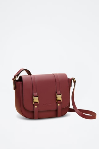 Borsa a tracolla in pelle Flore - Bordeaux