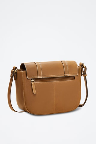 Borsa a tracolla in pelle Flore - Marrone