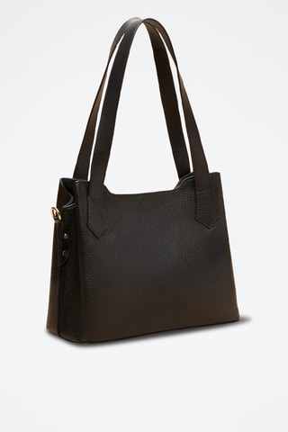 Borsa a spalla in pelle Héloïse - Nero