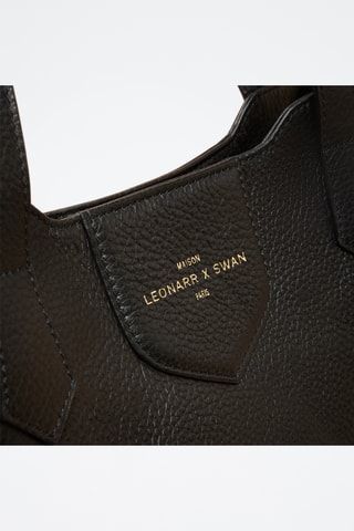 Borsa a spalla in pelle Héloïse - Nero