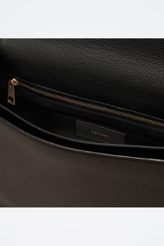 Borsa a tracolla in pelle Adèle - Nero