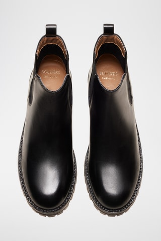 Stivaletti Beatles in pelle Maia - Nero
