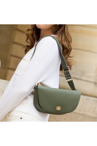 Marsupio in pelle Claudia - Verde