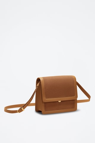 Borsa a tracolla in pelle Anita - Marrone