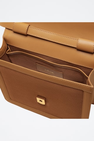 Borsa a tracolla in pelle Anita - Marrone