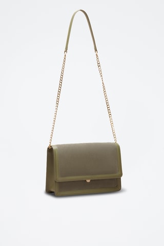 Borsa a tracolla in pelle Hélène - Verde