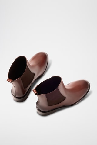 Stivaletti Beatles in pelle Coline - Marrone