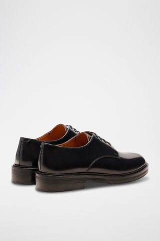 Stringate in pelle Laure - Nero