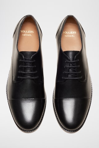 Stringate in pelle Capucine - Nero