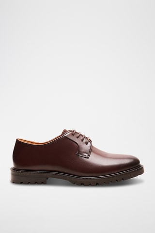 Stringate in pelle Rita - Marrone