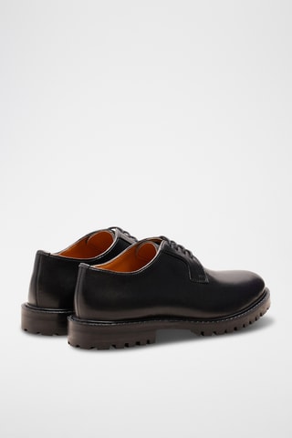 Stringate in pelle Rita - Nero