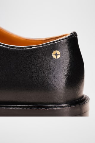 Stringate in pelle Rita - Nero