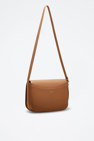 Borsa a tracolla in pelle Adèle - Marrone