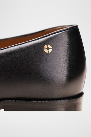 Mocassini in pelle Fleur - Nero