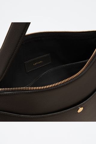 Borsa a spalla in pelle Maud - Nero
