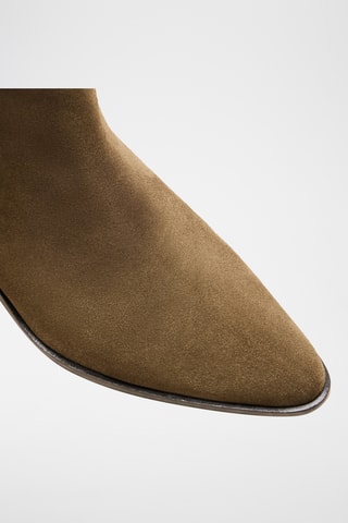 Stivaletti in pelle scamosciata Lucile - Kaki