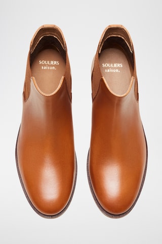 Stivaletti Beatles in pelle Chloé - Cammello