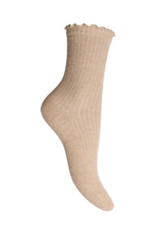 4 paia di calze - Bianco, nero e beige
