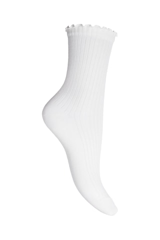 4 paia di calze - Bianco, nero e beige