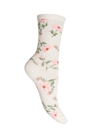 3 paia di calze - Bianco, rosa e verde