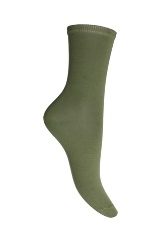 3 paia di calze - Bianco, verde e rosa