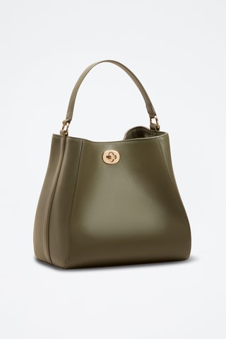 Borsa a mano in pelle Ada - Verde