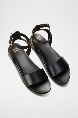 Sandali in pelle Philippine - Nero