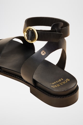 Sandali in pelle Philippine - Nero