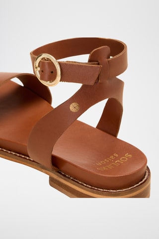 Sandali in pelle Philippine - Verde