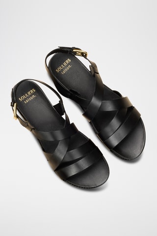 Sandali in pelle Blanche - Nero