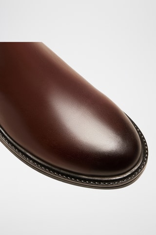 Stivaletti Beatles in pelle Edith - Marrone